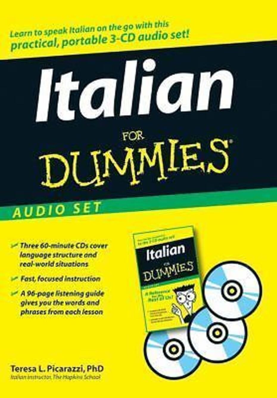 Italian for Dummies 3-CD Audio Set with 96-Page Guide Book